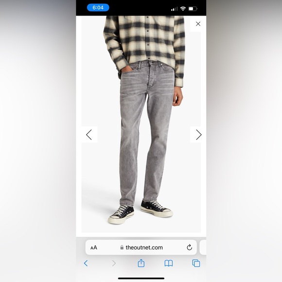 NWT Rag & Bone men’s jeans Fit 1 - Greyson size 33 - Picture 11 of 15